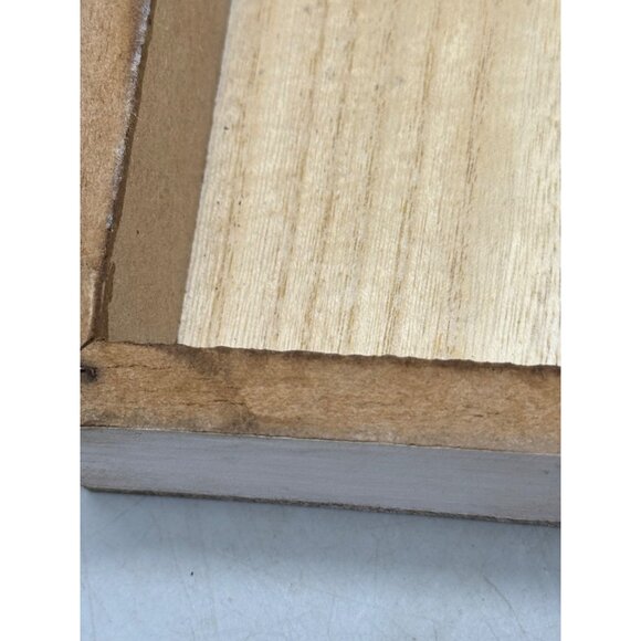 Bloom With Grace Wooden Wall Art Decor - Floral Hexagon Design 9" x 7" READ - Picture 12 of 14